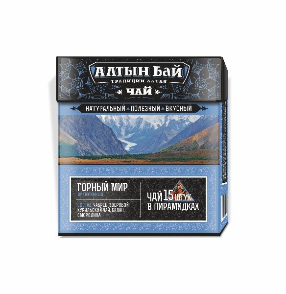 Изображение товара Чайный напиток Горный мир Витаминный АлтынБай №15 Чайный напиток Горный мир Витаминный АлтынБай №15 фотография