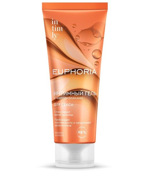 Изображение товара Интимный гель-смазка с афродизиаками Intimly Euphoria Ваниль и банан 75мл Интимный гель-смазка с афродизиаками Intimly Euphoria Ваниль и банан 75мл фотография