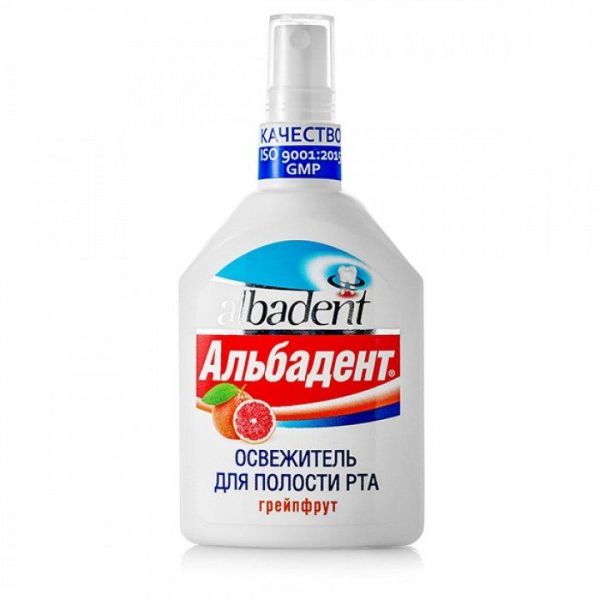 Изображение товара Альбадент освежитель/рта (апельсин) 35мл Альбадент освежитель/рта (апельсин) 35мл фотография