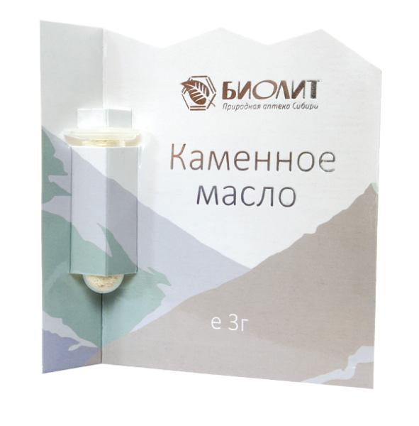 Изображение товара Каменное масло Биолит 3гр Каменное масло Биолит 3гр фотография