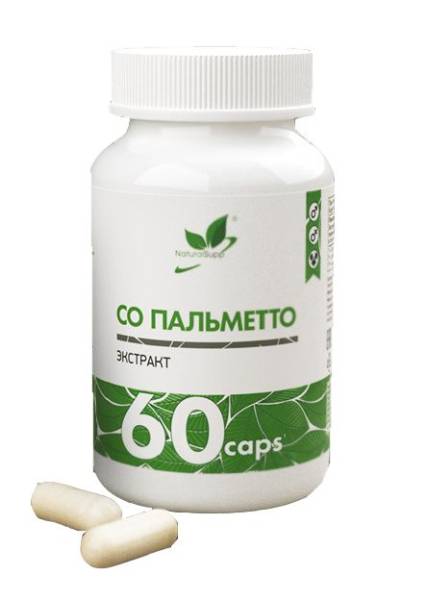 Изображение товара Со Пальметто Naturalsupp 60 капсул Со Пальметто Naturalsupp 60 капсул фотография