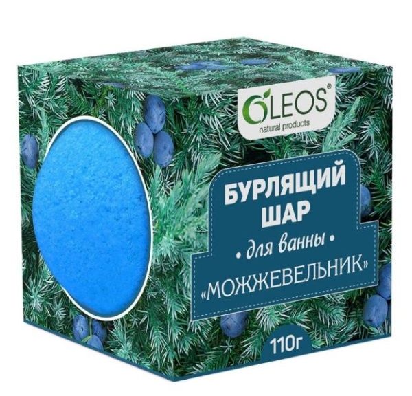 Изображение товара Бурлящий шар Можжевельник Oleos 110г Бурлящий шар Можжевельник Oleos 110г фотография