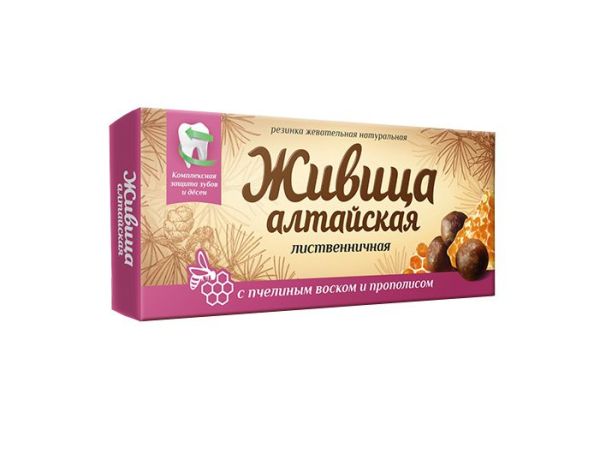 Изображение товара Смолка жевательная Живица Алтайская с пчелиным воском и прополисом Алтайский Нектар 4шт Смолка жевательная Живица Алтайская с пчелиным воском и прополисом Алтайский Нектар 4шт фотография
