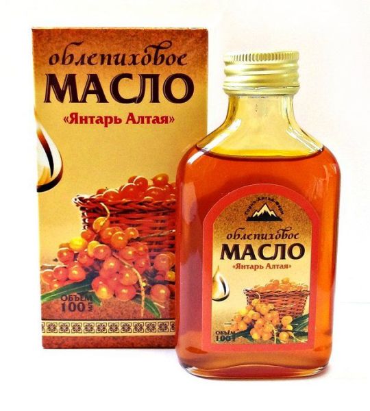 Изображение товара Масло облепиховое Янтарь Алтая 100мл Масло облепиховое Янтарь Алтая 100мл фотография