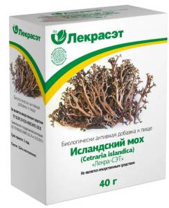 Исландский мох Лекра-Сэт 40г
